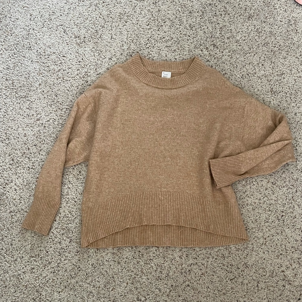 brown sweater